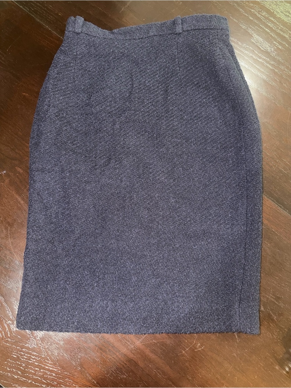 VTG Marilyn Anselm for Hobbs England Classic dark Purple Wool Blend Pencil Skirt